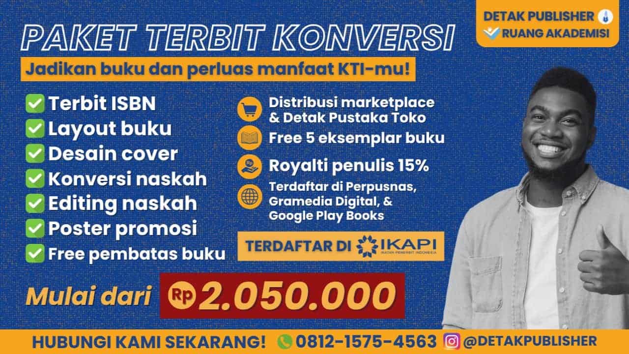 Jasa Penerbitan Buku Ajar ber-ISBN dari Penerbit Buku Kredibel Detak Publisher