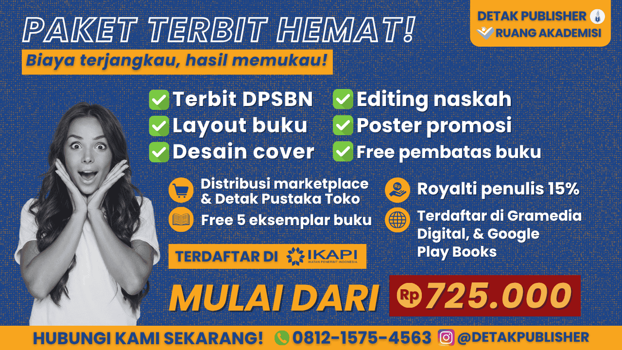 Jasa Penerbit Buku Anggota IKAPI, Ber-ISBN, Tercepat, Terpercaya dan Termurah