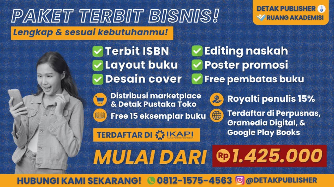 Detak Publisher: Jasa Penerbit dan Percetakan Buku Ber-ISBN Anggota IKAPI, Proses Cepat dan Murah